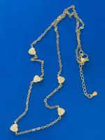 Luxus Elegante  Kette Farbe : Gold Zirkonia weiss