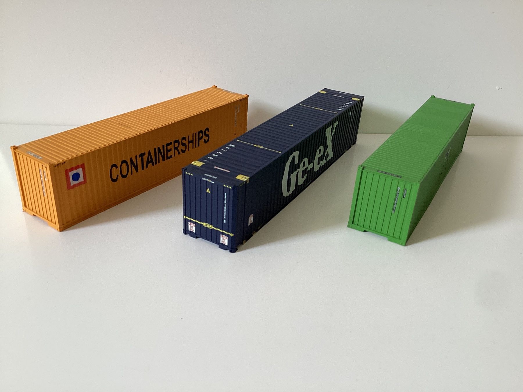 Kombimodell Modellini di ferrovie: B-Models Kombimodell Container 1:87 H0 – Usato da Effretikon venduto da simtek_de 1