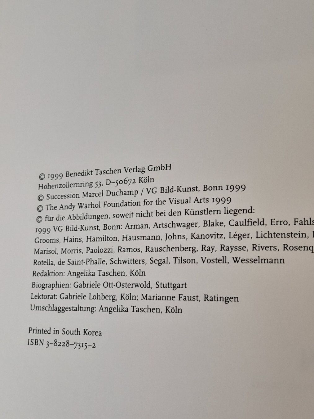 Libri: POP ART Tilman Osterwald – Usato da Thun venduto da Treff.....e 2