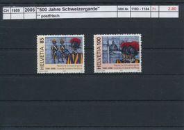 2005 "500 Jahre Schweizergarde", ** postfrisch