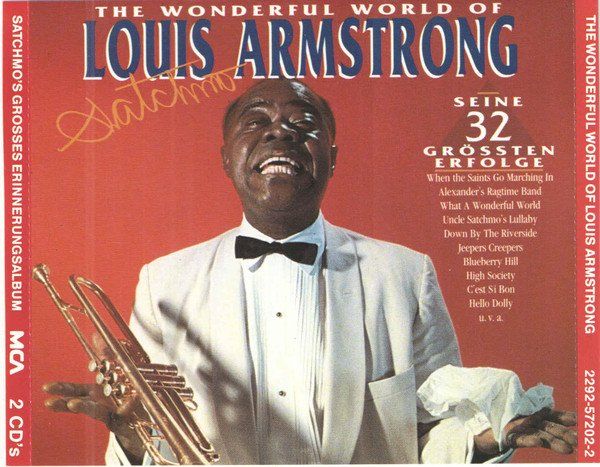 CD: 2-CD Louis Armstrong - Wonderful world/32 grössten – Usato da Möriken AG venduto da mineralia