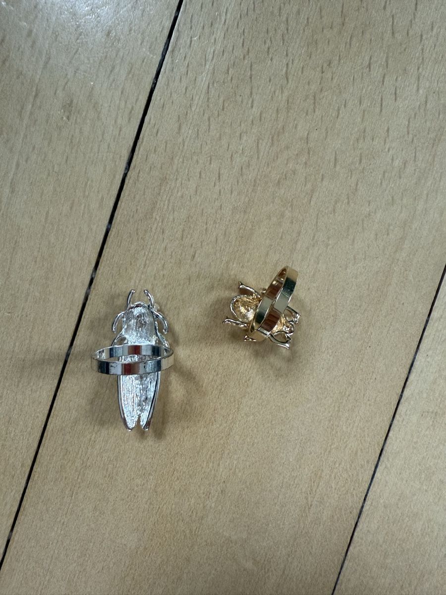 Anelli: 2pc finger ring set beatles/insekten – Nuovo (secondo la descrizione) da Baden venduto da agora_newgeneration 1