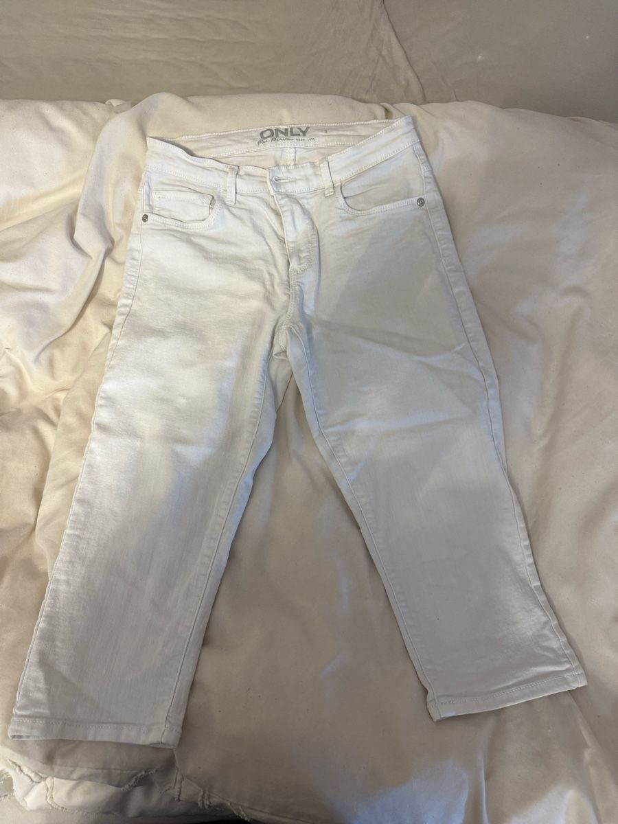 Jeans: Capri Jeans Damen - weiss / Grösse: S – D'occasion à Oberhofen Thun'see par ClaudiaKelesh 3