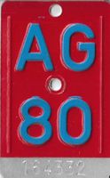 Velonummer AG 80