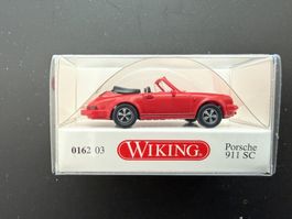 Porsche 911 SC Cabriolet 1983  Wiking H0 1/87 OVP NEU