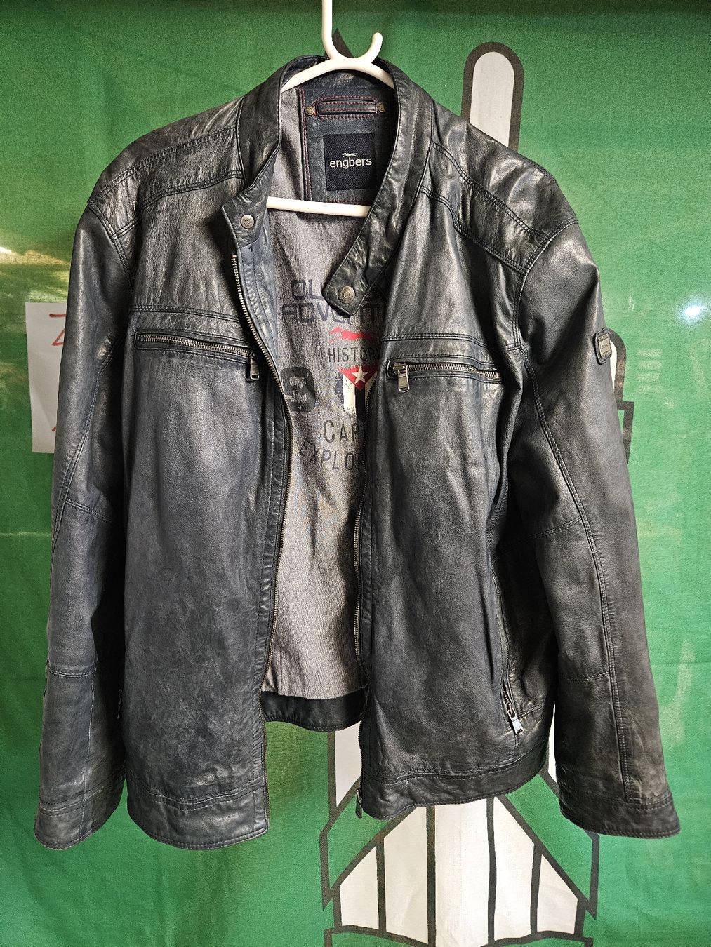 Jacken: Engbers Herren Lederjacke Grösse 52 – Gebraucht aus Rorschach von TimelessTrading