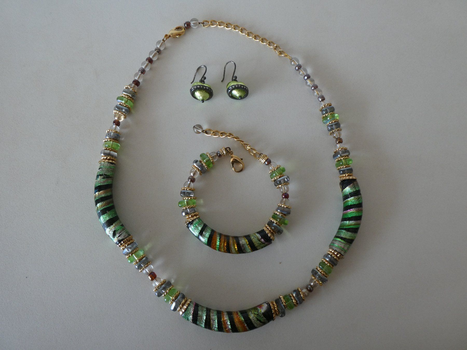 Altri gioielli: Schmuck Set aus Murano Glasperlen – Usato da Basel venduto da Robyn 1