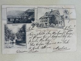 Alte PK / Gruss aus Krummenau Wirtschaft zum Adler - 1902