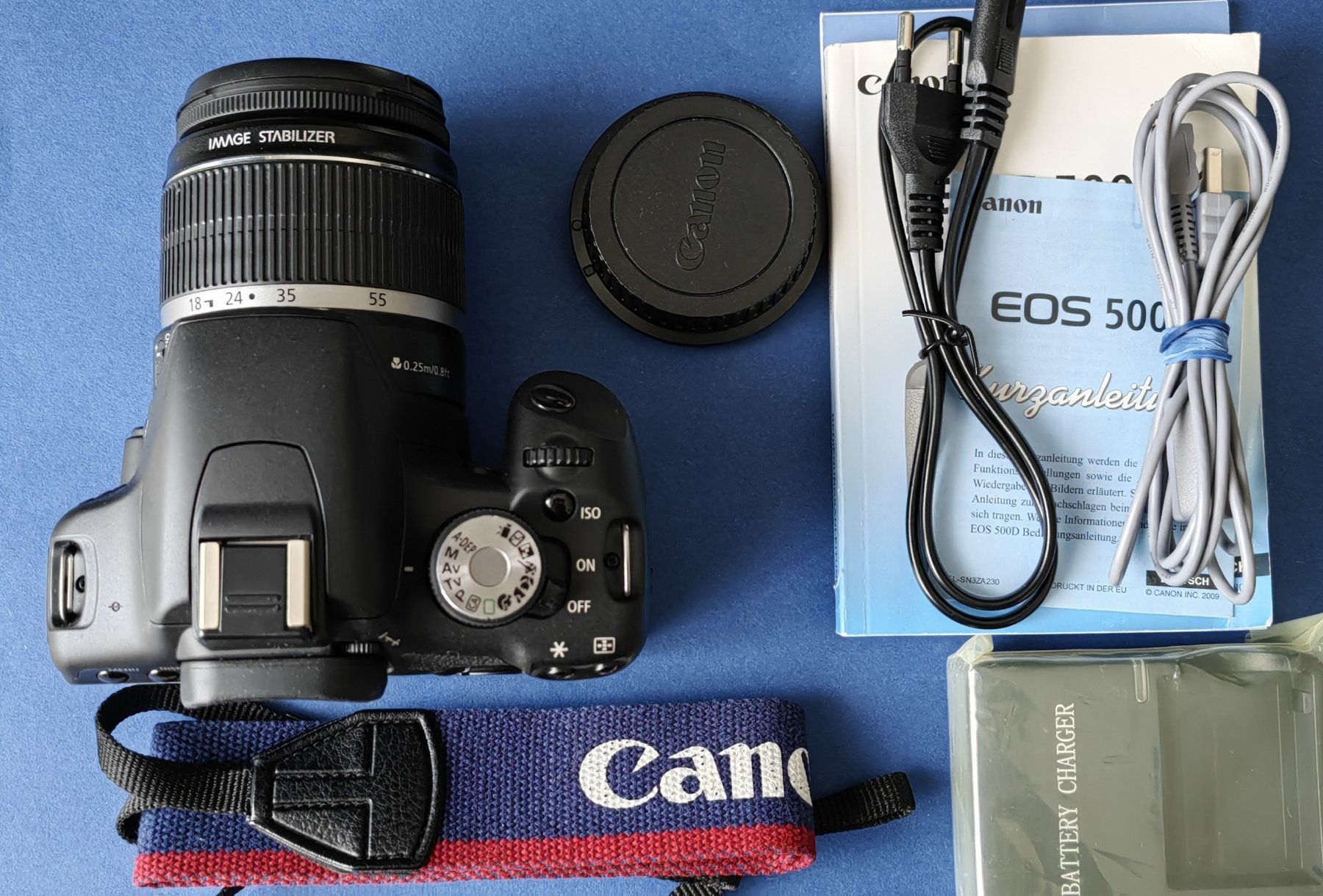 Canon Kamera: Canon EOS 500D mit Objektiv 18-55 mm IS – Gebraucht aus Weiningen ZH von Schmacki