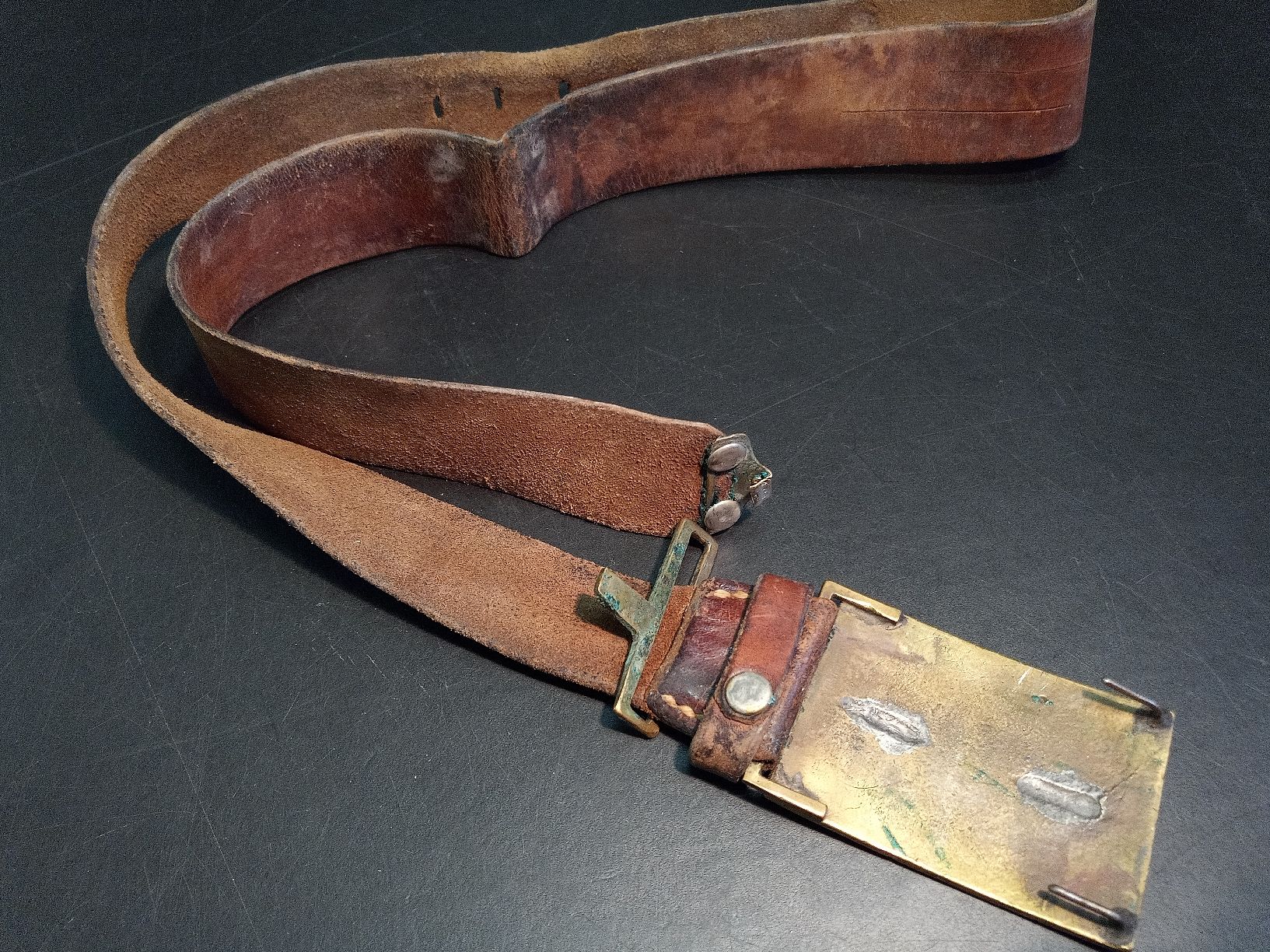 Cinture: C.S.A Gürtel Leder und Messing – Usato da Reiden venduto da Zofi-Brocki 2