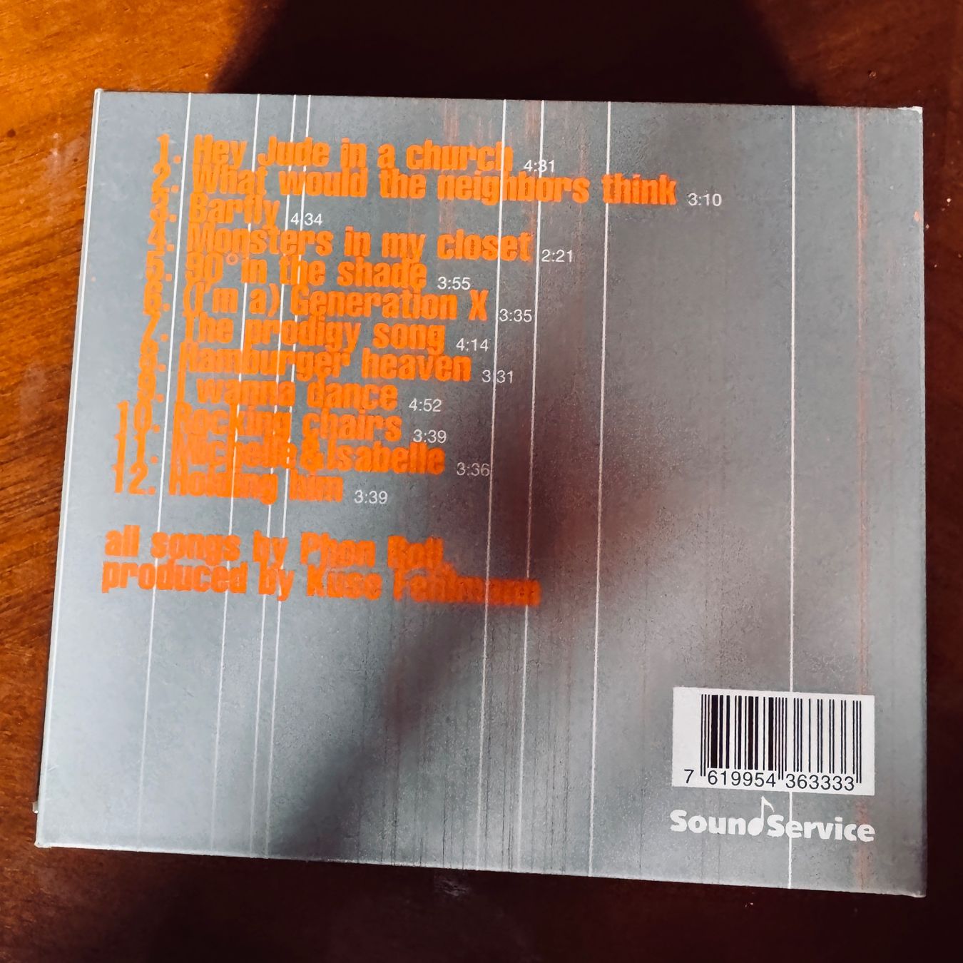 CD: Original CD "Moon Not Same" von Phone Roll, 12 Songs! – Usato da Merligen venduto da barratt 1