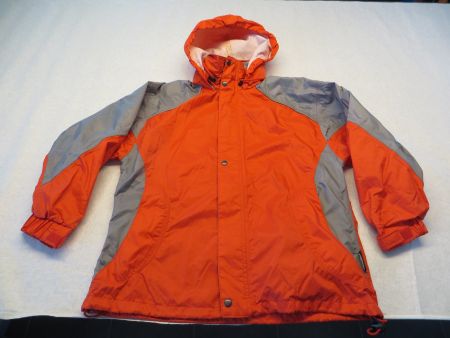 Aqua Gard Regenjacke rot/grau Gr. 128 für aktive Girls