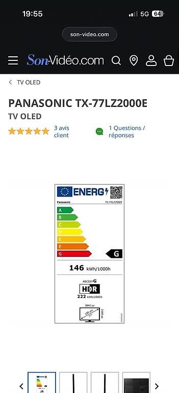 Fernseher: Panasonic  – Gebraucht aus rolle von sinani03 2