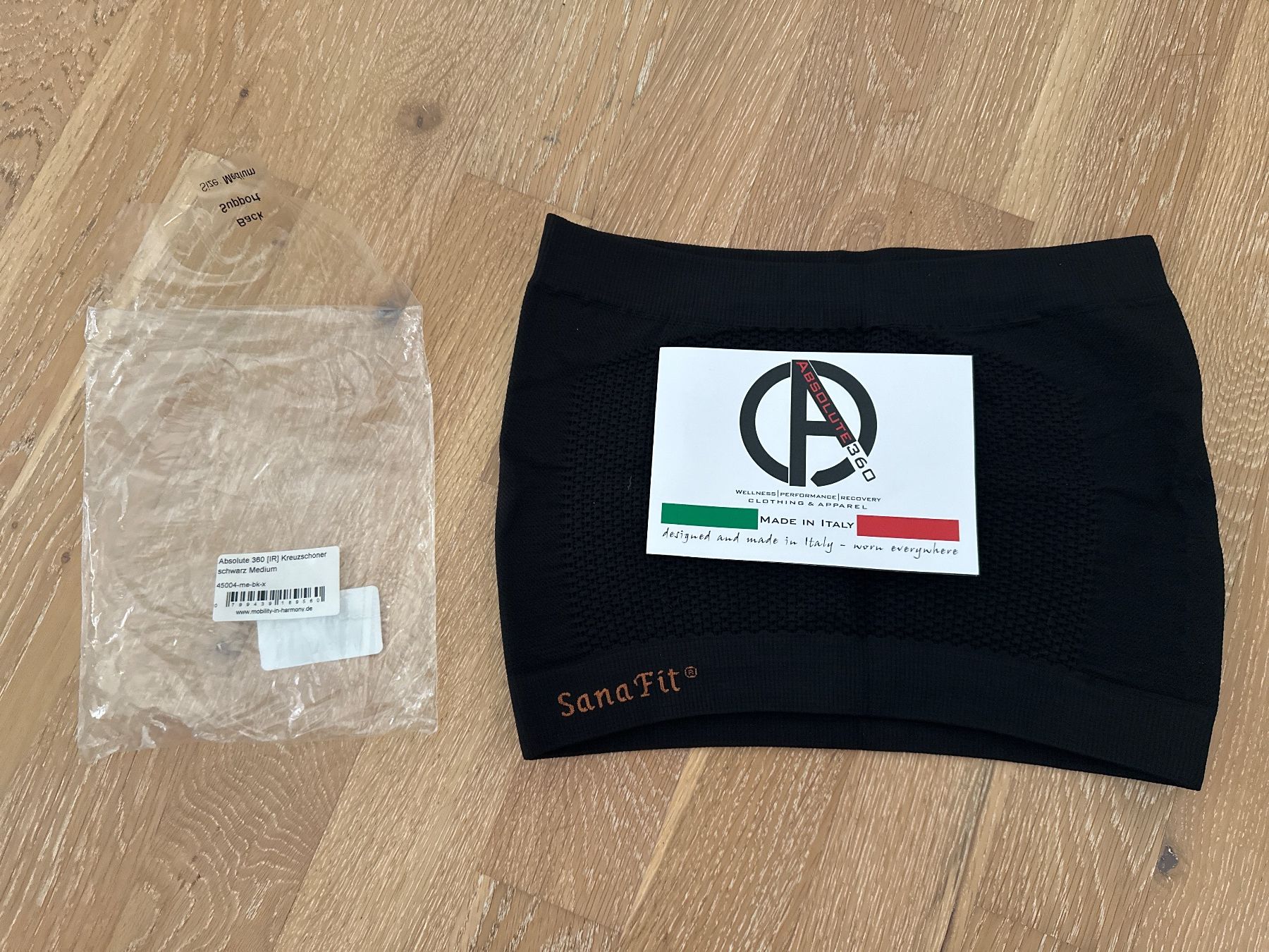 Protezioni & Imbottiture: Absolute 360 SanaFit Kreuzschoner Gr. M NEU – Nuovo e nell'imballaggio originale da Aarwangen venduto da sajo33