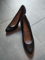 Schwarze Damen Pumps von 5th Avenue, Grösse 38. echt Leder