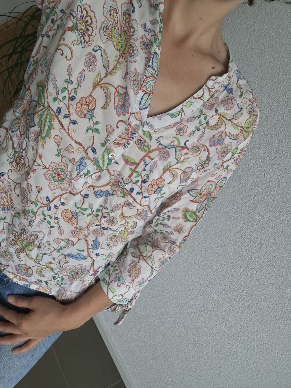 Camicette: Damen Bluse weiss Grösse 38 – Usato da Mellingen venduto da lathei