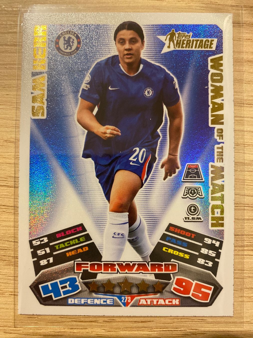 Topps Match Attax Extra 25/26 Heritage Sam Kerr 273 (Neu (gemäss ...
