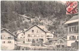 ARASCHGEN: Detailansicht aus dem Dorf 1912