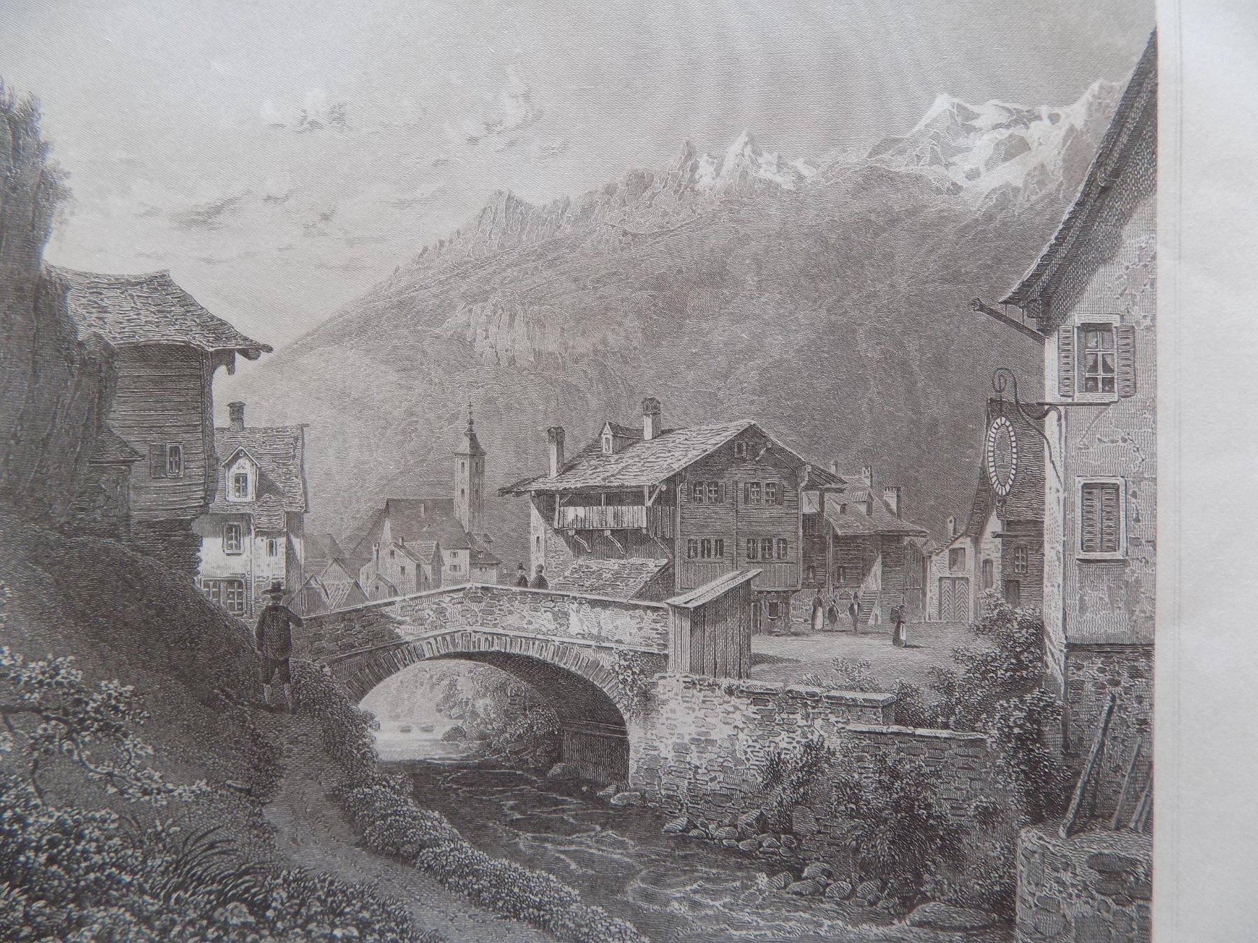 Incisioni: Andermatt Stahlstich Rohbock – Usato da Risch venduto da Antikfee 3