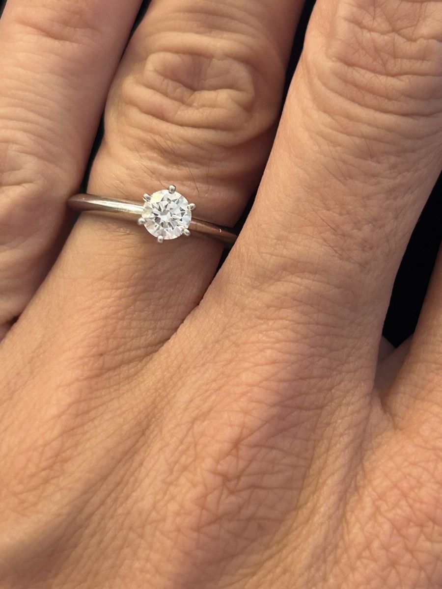 Tiffany & Co. Anelli: Tiffany & Co. Diamant-Platin Ring – Usato da Basel venduto da David_2019
