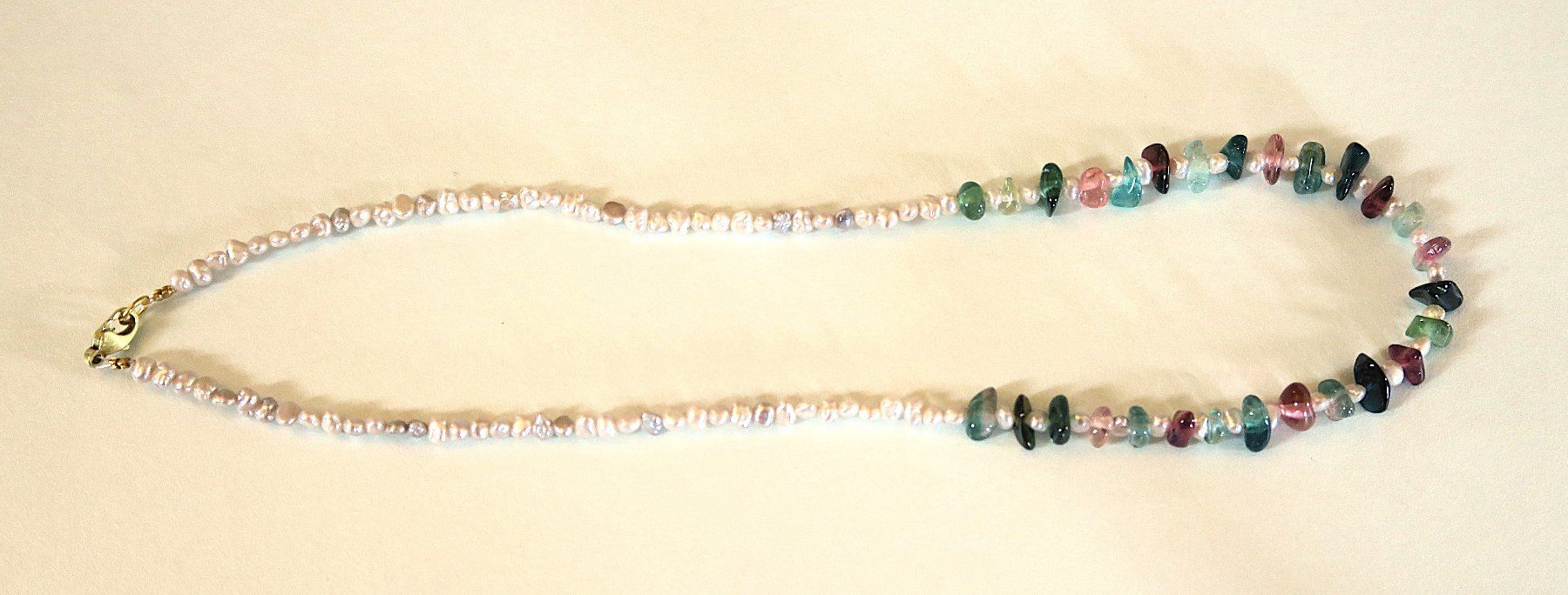 Catenine: Turmalin - Zuchtperlenkette – Usato da Brittnau venduto da marlenestone 3