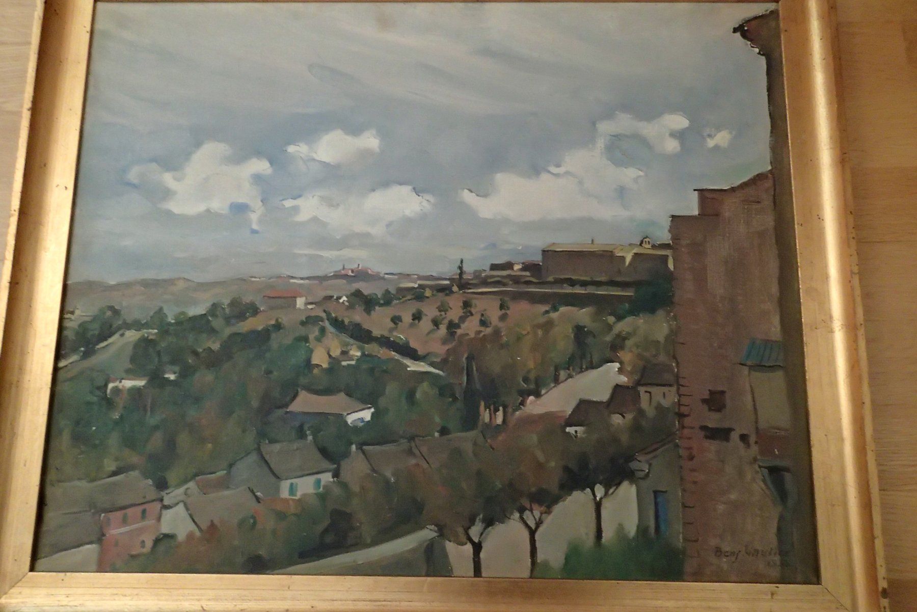 Dipinti: Benj. Vautier , Genf  Oelgemälde 1933 – Usato da Allschwil venduto da Salus17 1