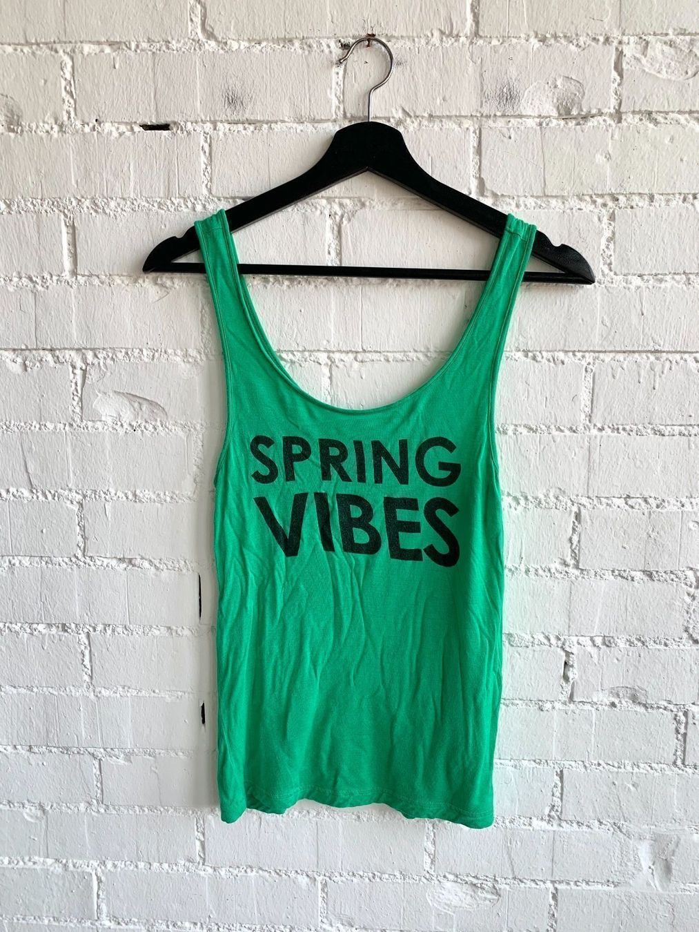 Tops: Grünes Top mit Print – Gebraucht aus Bern von Fraeuleinhonig