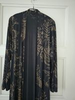 Kleidung: Calida Kimono XS schwarz/gold - wie neu