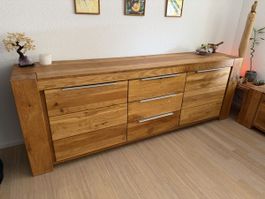 Sideboard Eiche massiv