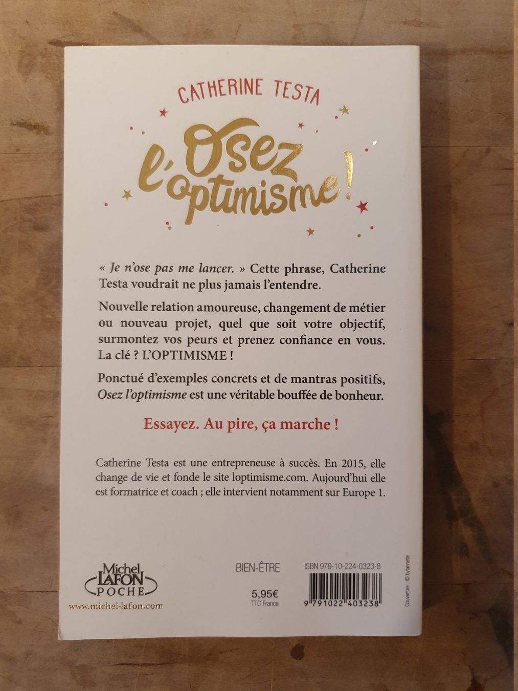 Libri: Osez lOptimisme Catherine Testa Poch – Usato da Zürich venduto da loosebone 1