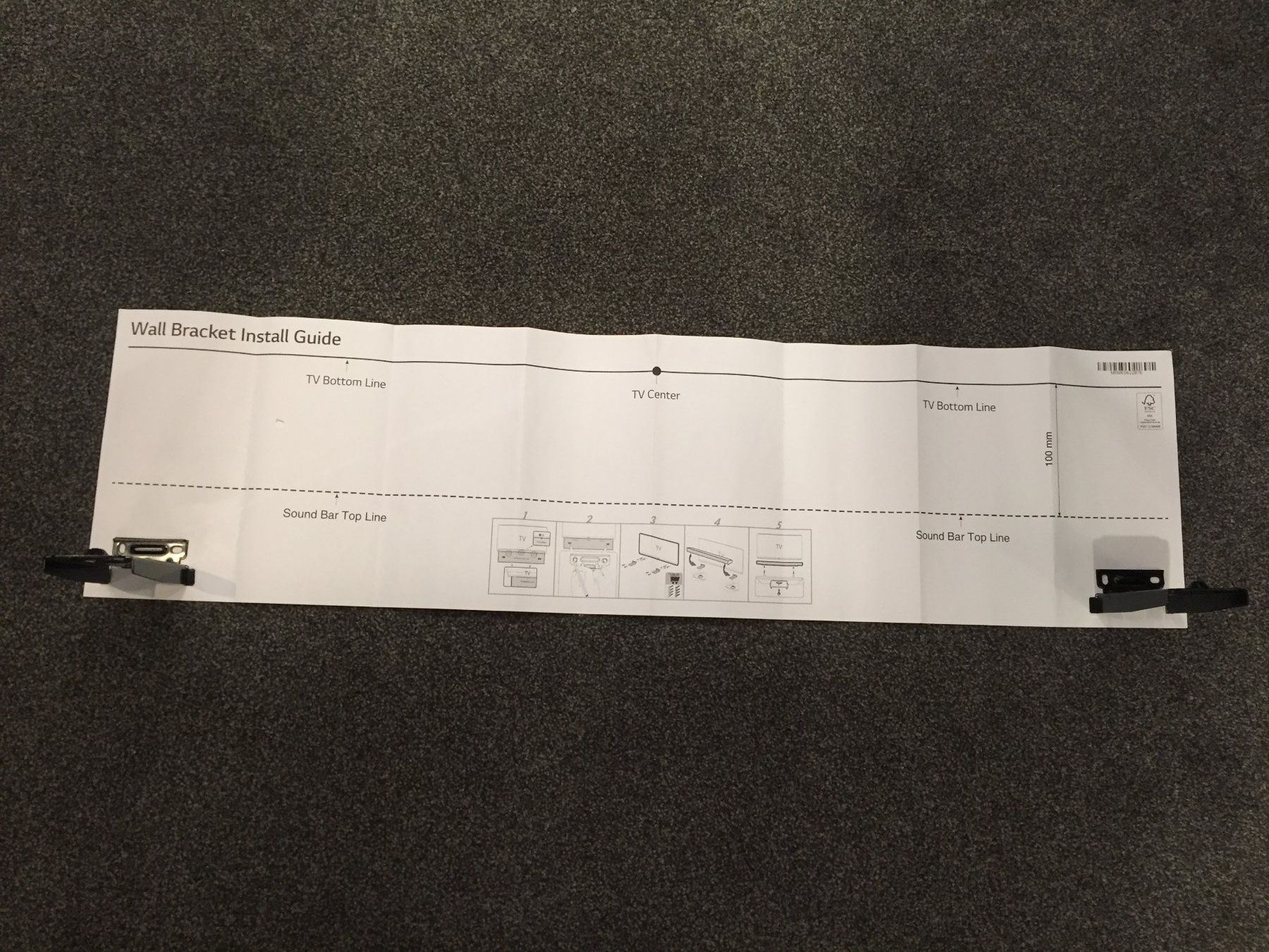 LG Supporti a parete: Wandhalter zu LG DSPYA9  Soundbar – Nuovo e nell'imballaggio originale da Würenlingen venduto da Schneiderhifi 1