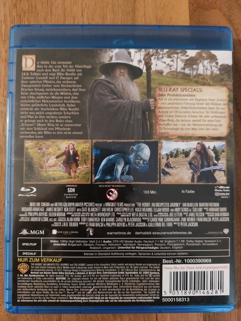 Tutti i DVDs: Blu Ray - Der Hobbit Eine unerwartete Reise – Usato da Rheinfelden venduto da FilmAuktion 1