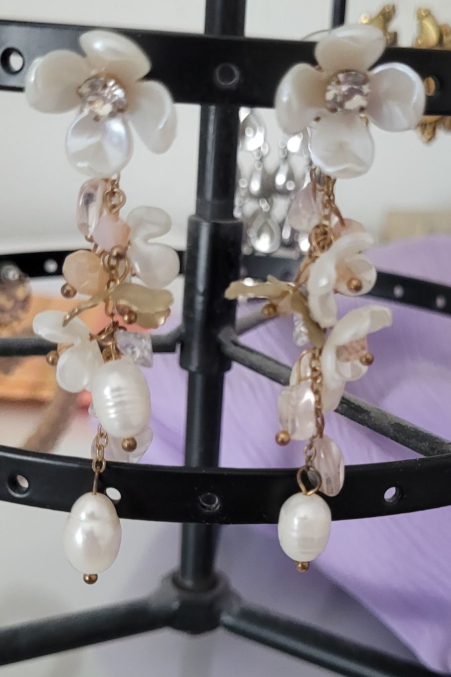 Ohrringe & -stecker: Ohrringe mit Blumen - sommerlich – Gebraucht aus Bünzen von Milly32 2