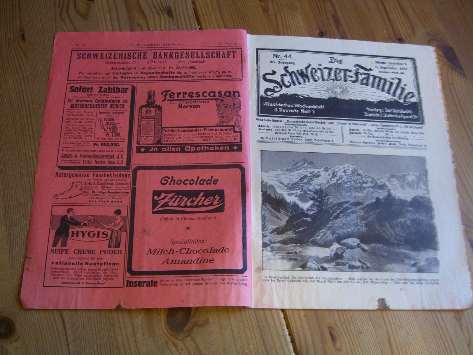 Tutti i francobolli: Nr.44-52,von 1921 der"Schweizer-Familie" – Usato da Winterthur venduto da Gaia 1