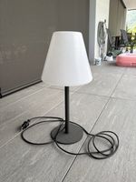 Star Trading Tischleuchte Kreta, 60 cm, Grau