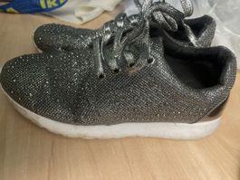 Glitzer Sneaker von Claudia Ghizzani, Grösse 39 ✨👟
