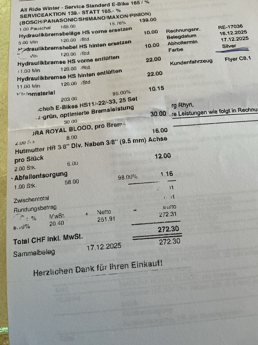Flyer Velos: Fleyer C8.1 Premium wie neu  – Gebraucht aus Oberbuchsiten von Tesin3 4
