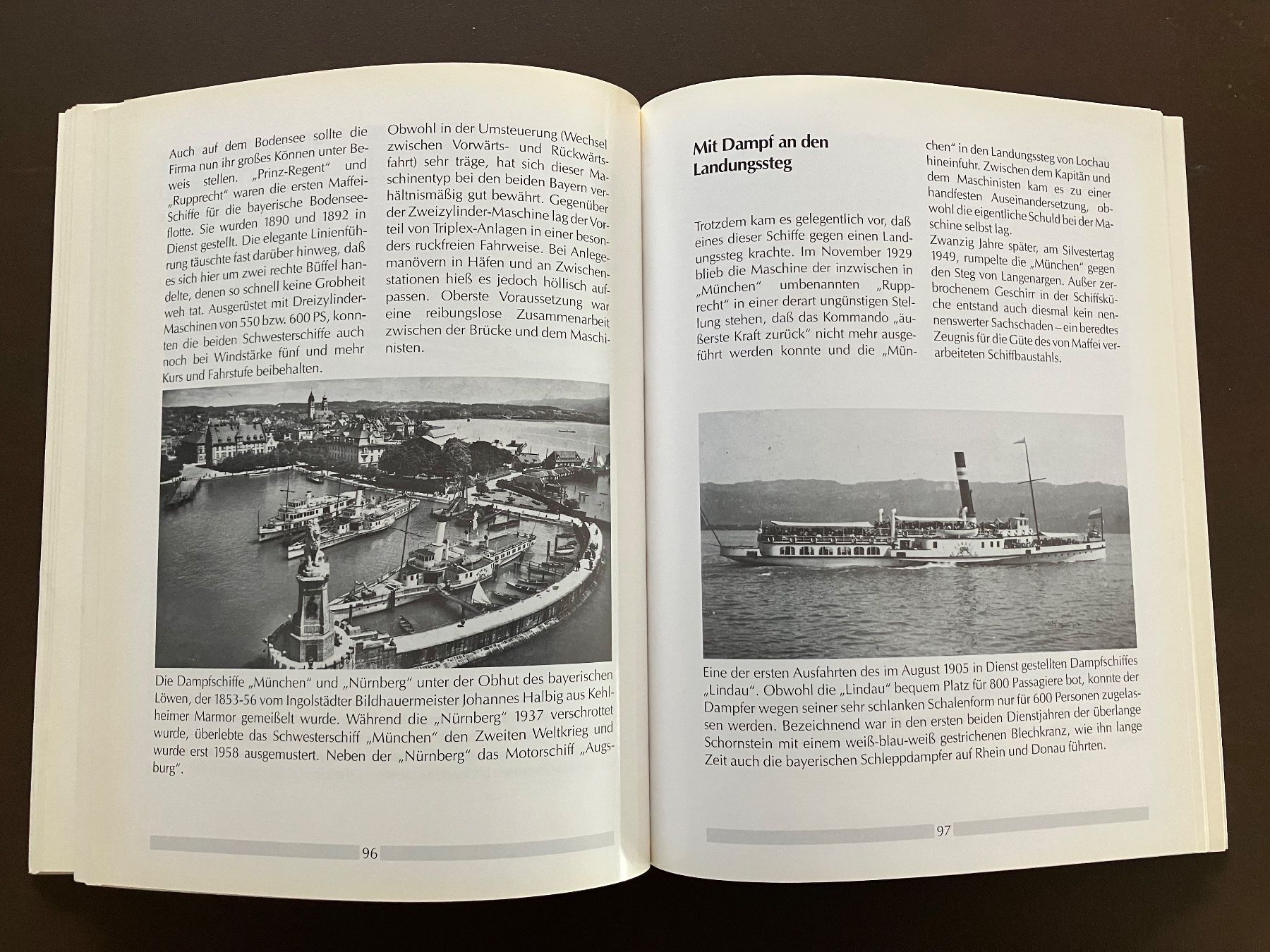 Libri: Dampfschiffe Bodensee - signiert – Usato da Menziken venduto da timbuktu1001 4