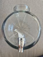 Getränkespender Glas Zitronendesign mit Zapfhahn