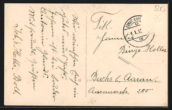 Cartes postales: Foto-AK Ebnat, Strassenpartie mit Kirche – D'occasion à Berlin par bartko-reher 1