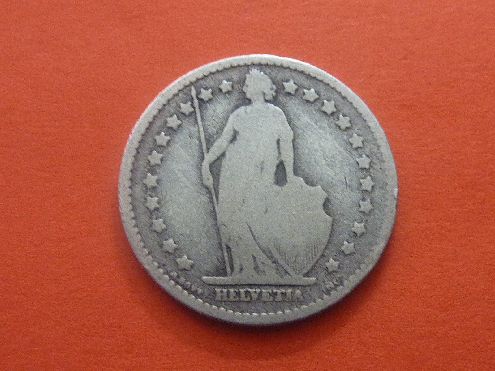 Alle Münzen: Abart  Silber 1 Fr. 1875 Eierförmig  -  siehe Bilder  - – Gebraucht aus Seon von aee_7gpz 1
