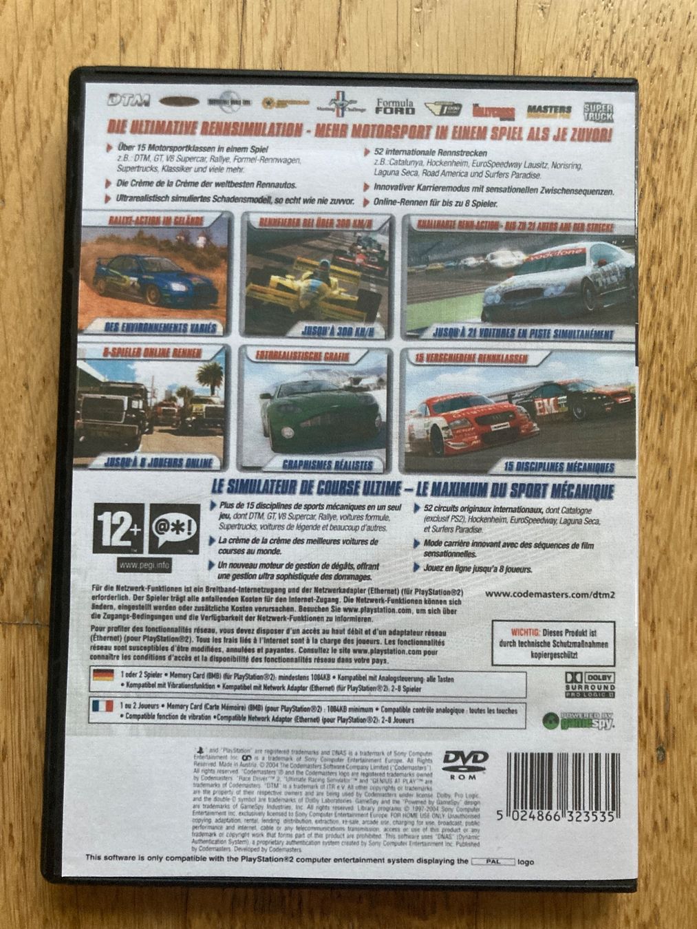 Giochi: PS2 Spiel - DTM Race Driver 2 – Usato da Anglikon venduto da pap_8k9v 1