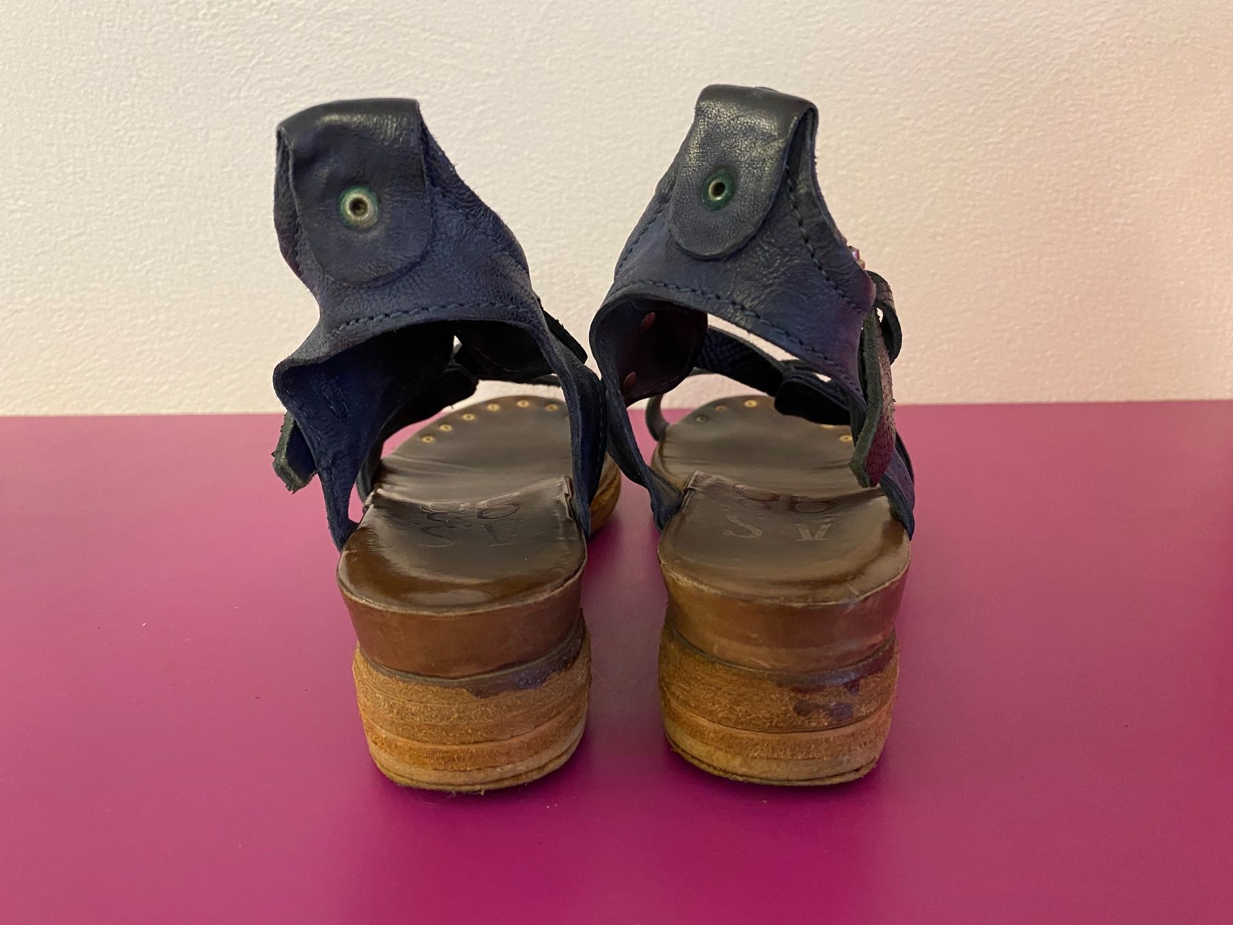 A.S.98 Damenschuhe: AS98 - Sandalen - Grösse 36 / Dunkelblau – Gebraucht aus Eschenbach SG von Sums 2