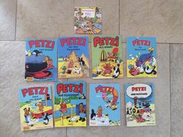 9 Petzi Bücher und Wimmelspass gebraucht