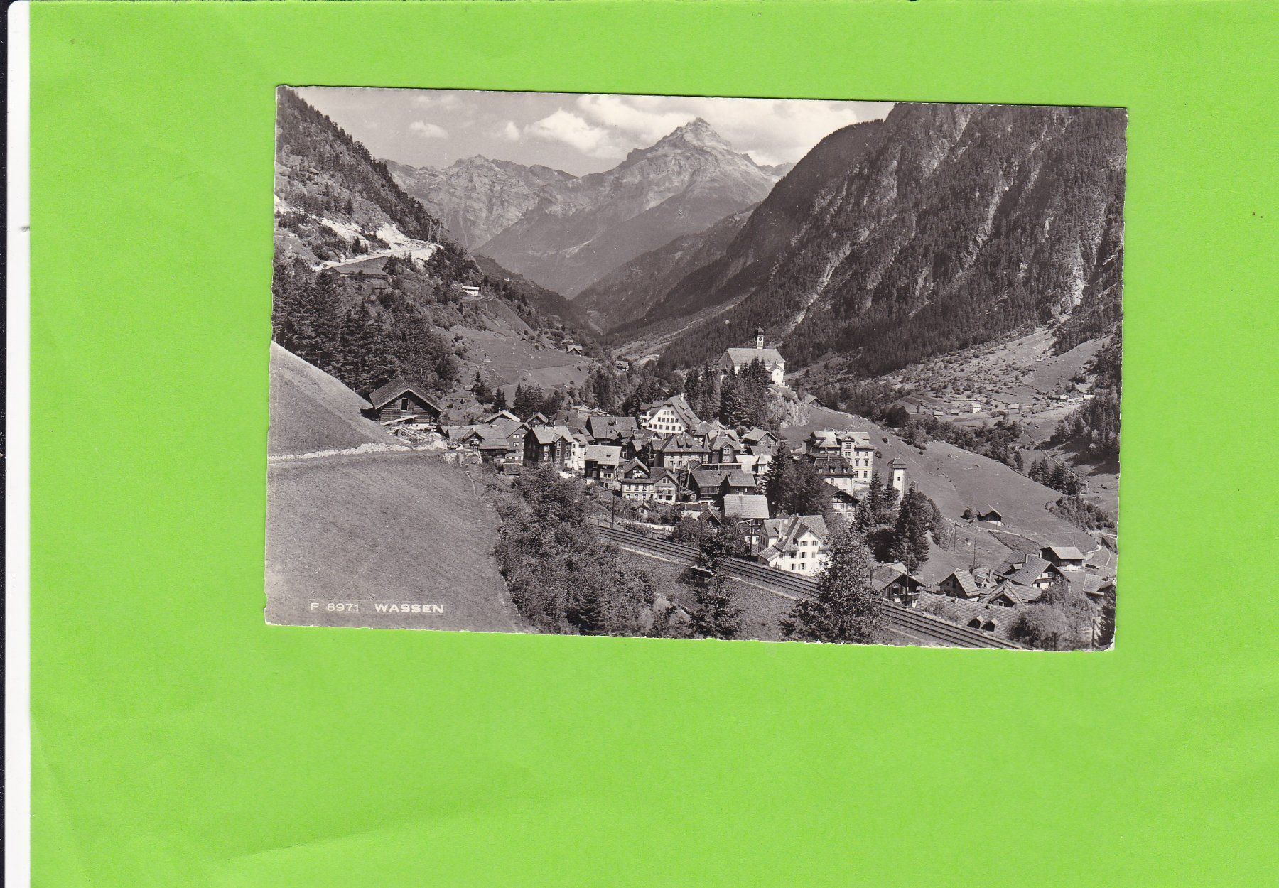 Ansichtskarten: Wassen – Gebraucht aus St. Peterzell von neckertal