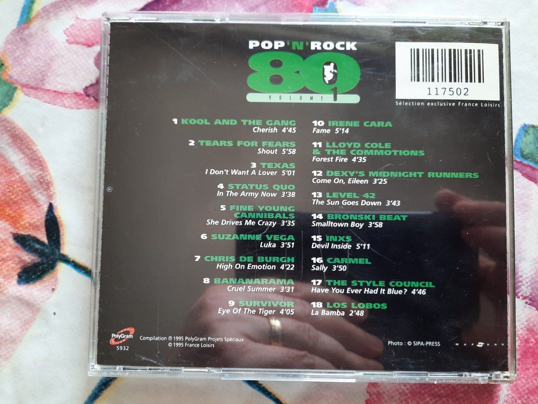 CD: CD Pop & Rock 80 volume 1 dès 1.- – Usato da Pully venduto da bro_n52j 1