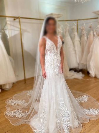 Hochzeitskleid von Merry's Couture /UNGETRAGEN