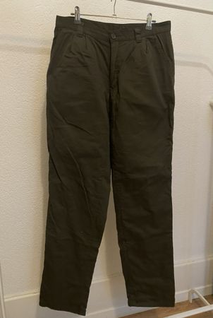 Pantalon vintage kaki doublé, t.M/38