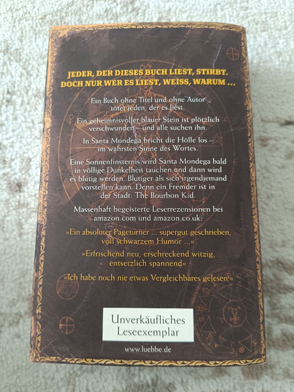 Libri: Das Buch ohne Namen, Anonymous, luebbe – Usato da Wallisellen venduto da carla2309 1