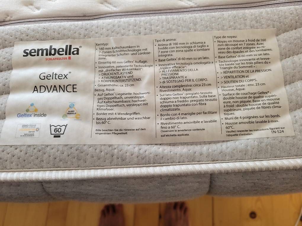 Matratzen: Sembella Geltex Matratzen – Neu (gemäss Beschreibung) aus Kiesen von lau_pxr2 4
